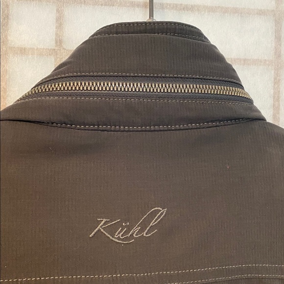 Women’s KUHL Rekon Utility Military Travel Raincoat Jacket DARK GRAY Size Large - Picture 6 of 15